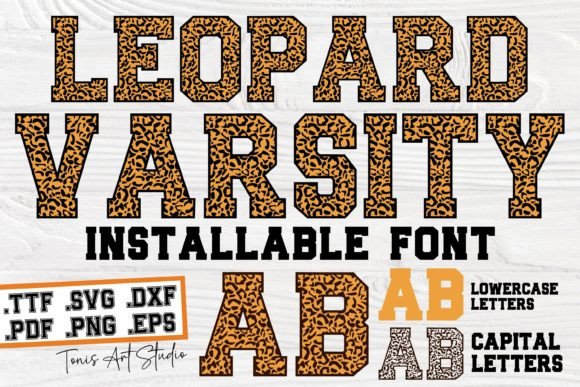 Ab Leopard Varsity: Bold Display Fonts for Branding