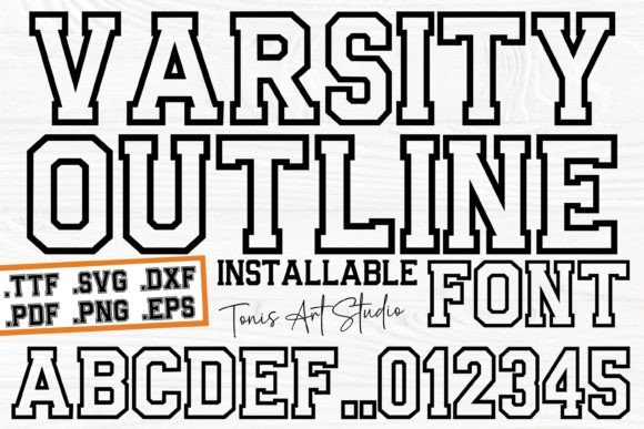 Ab Varsity Outline: Bold Sans Serif Fonts for Web