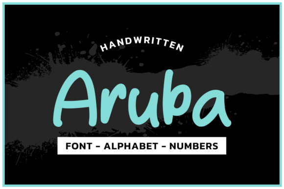 Aruba Blue Font: Premium Graphics for Crafts