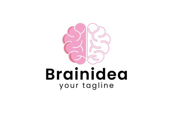 Brain Logo Vector Icon Illustration for Graphics and Logos