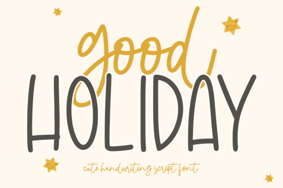 Good Holiday: Script Amp Fonts for Branding