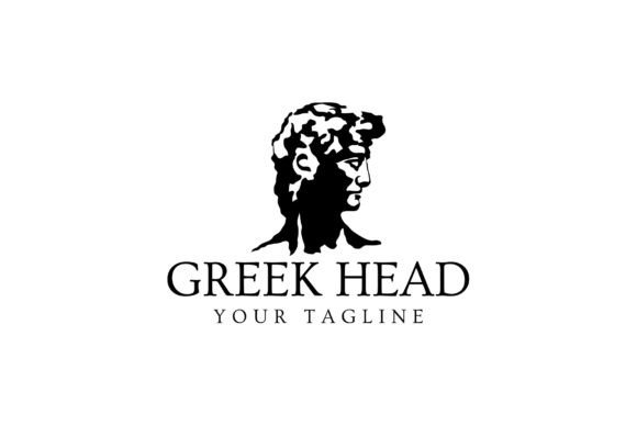 Greek Head Logo Vector Icon: Graphics & Logos