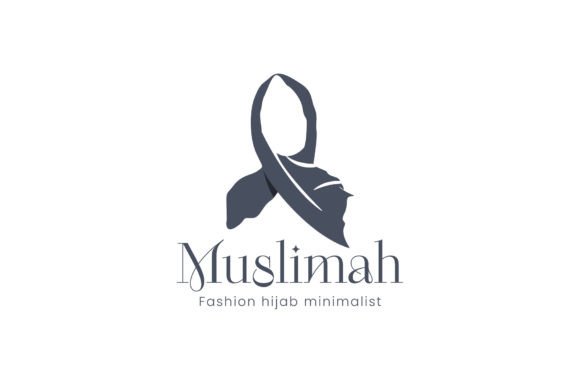 Hijab Logo Vector Icon Illustration for Graphics & Logos