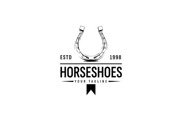 Horseshoe Logo Vector Icon Illustration for Graphics and Logos