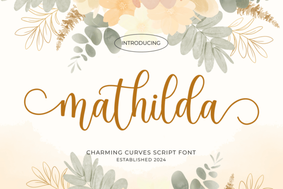 Mathilda: Elegant Script Amp Fonts for Bloggers