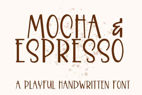 Mocha Espresso: A Designer's Take on Script Amp Fonts