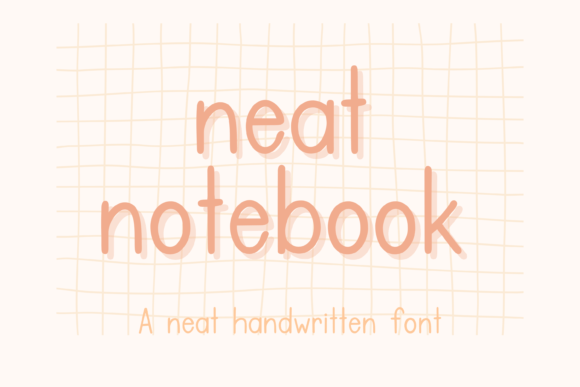 Neat Notebook: Script Amp Fonts for Crafters