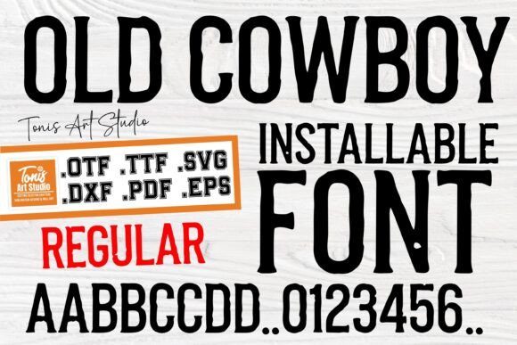 Old Cowboy Regular: Bold Display Fonts for Western Web Design