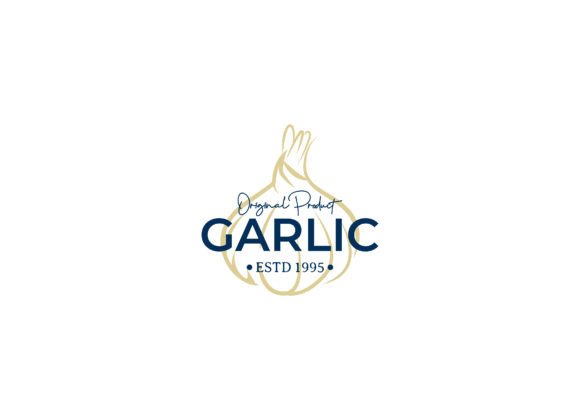 Organic Garlic & Herbs Logo: Graphics for Crafters