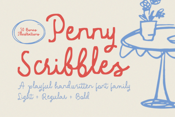 Penny Scribbles: Playful Script Amp Fonts for Brands