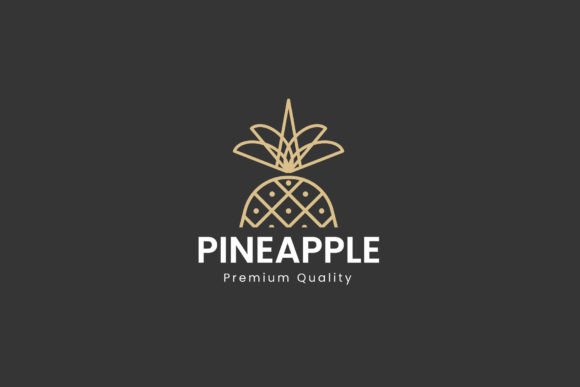 Pineapple Logo Vector Icon: Graphics & Logos