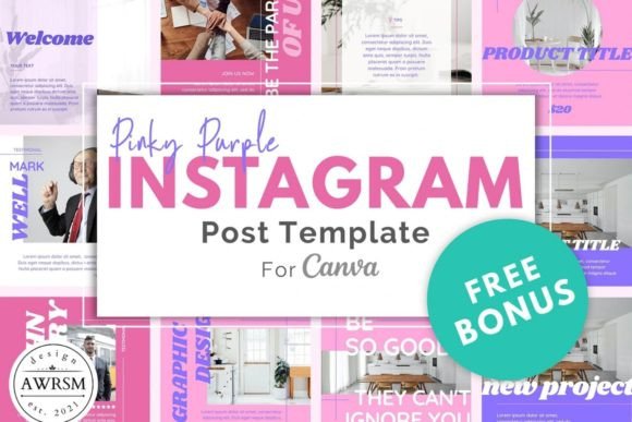 Pink Beauty Canva Graphics for Instagram Brands