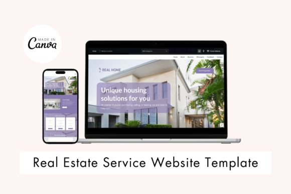 Premium Real Estate Website Template: Site Templates & Graphics