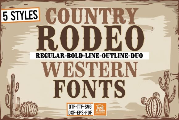 Rodeo Bundle Review: A Designer's Take on Western Fonts