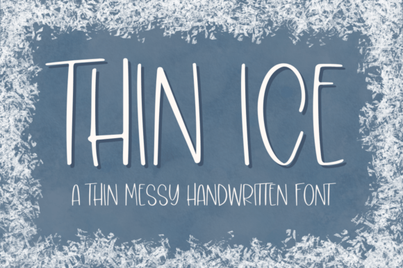 Thin Ice: Script Amp Fonts for Holiday Branding