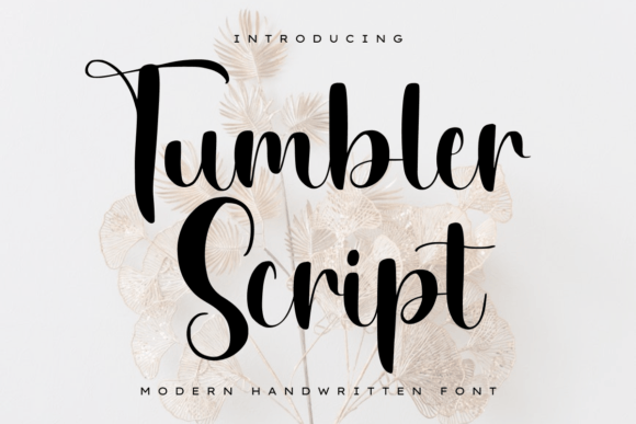Tumbler Script: Modern Fonts from Script Amp